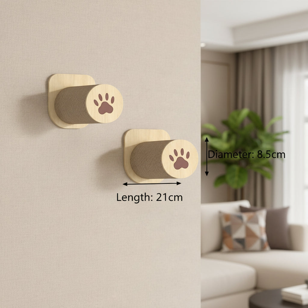 Wooden Cat House Climbing Shelf Wall Mounted Kitten Villa Floating Shelves for Sleeping and Resting Pet Wall Furniture
