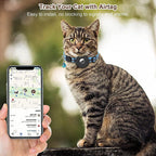 Pet Airtag Collar Nylon Ripstop Adjustable 22–35Cm Reflective Breakaway Waterproof Cat Dog Tracking Collar Lightweight | Koossa