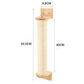 Wooden Cat Climbing Frame Wall Style Jumping Platform Wall Mounted Cat Furniture Hanging on the Wall Cat Steps Climbing Toys