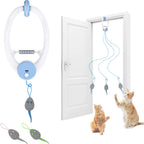 Cat Toys Swing Sticky Disc Elastic Hanging Door Teasing Cat Rope Long Rope Teasing Cat Cat Toy Cat Accessories Pet Kitten Toy