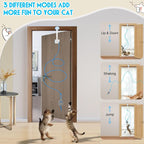 Cat Toys Swing Sticky Disc Elastic Hanging Door Teasing Cat Rope Long Rope Teasing Cat Cat Toy Cat Accessories Pet Kitten Toy