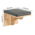 Wall Mounted Cat Shelf Bed with Soft Cushion Cat Hammock Perch Indoor Cat Furniture for Kittens & Adult Cats Climbing Sleeping