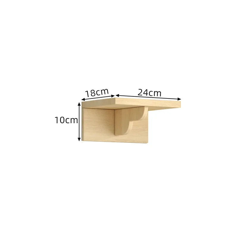 Wooden Cat House Climbing Shelf Wall Mounted Kitten Villa Floating Shelves for Sleeping and Resting Pet Wall Furniture