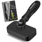 3PCS Cat Grooming Supplies, Cat Brush & Nail Clipper/Trimmer & Flea Comb for Shedding Indoor Cats Essentials Stuff Accessories