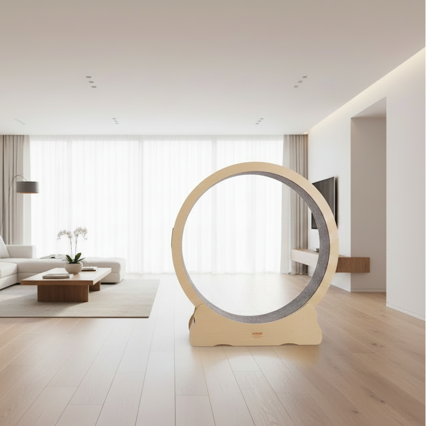 Cat Wheel as Interior Design Piece