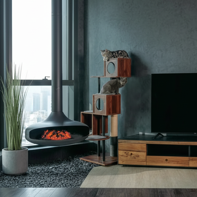 The Contemporary Wood Tower