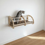 Wall Hanging Wood Hang on the Wall Cat House Mat Beds Cat Tree House Cat Climbing Frame All-Season Pet Furniture Pet Supplies
