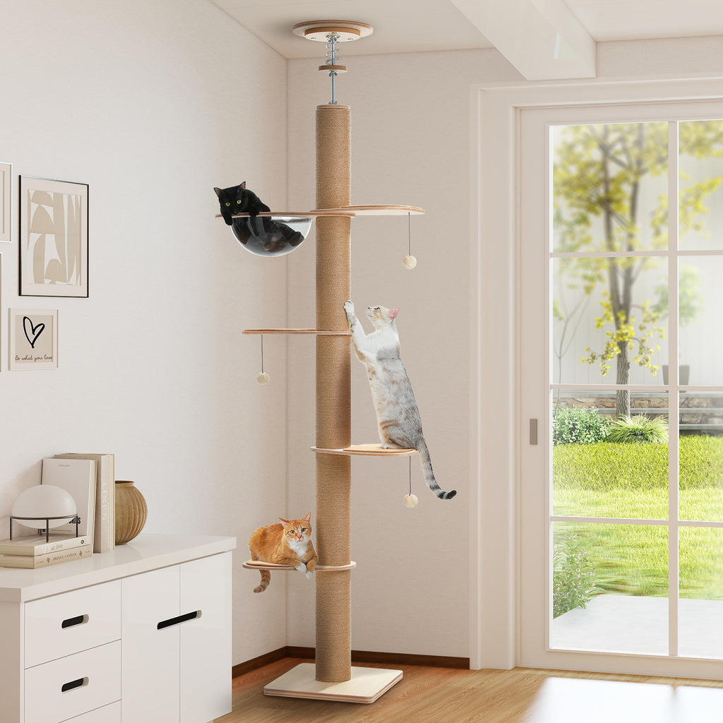 The Floor-to-Ceiling Architectural Cat Tower