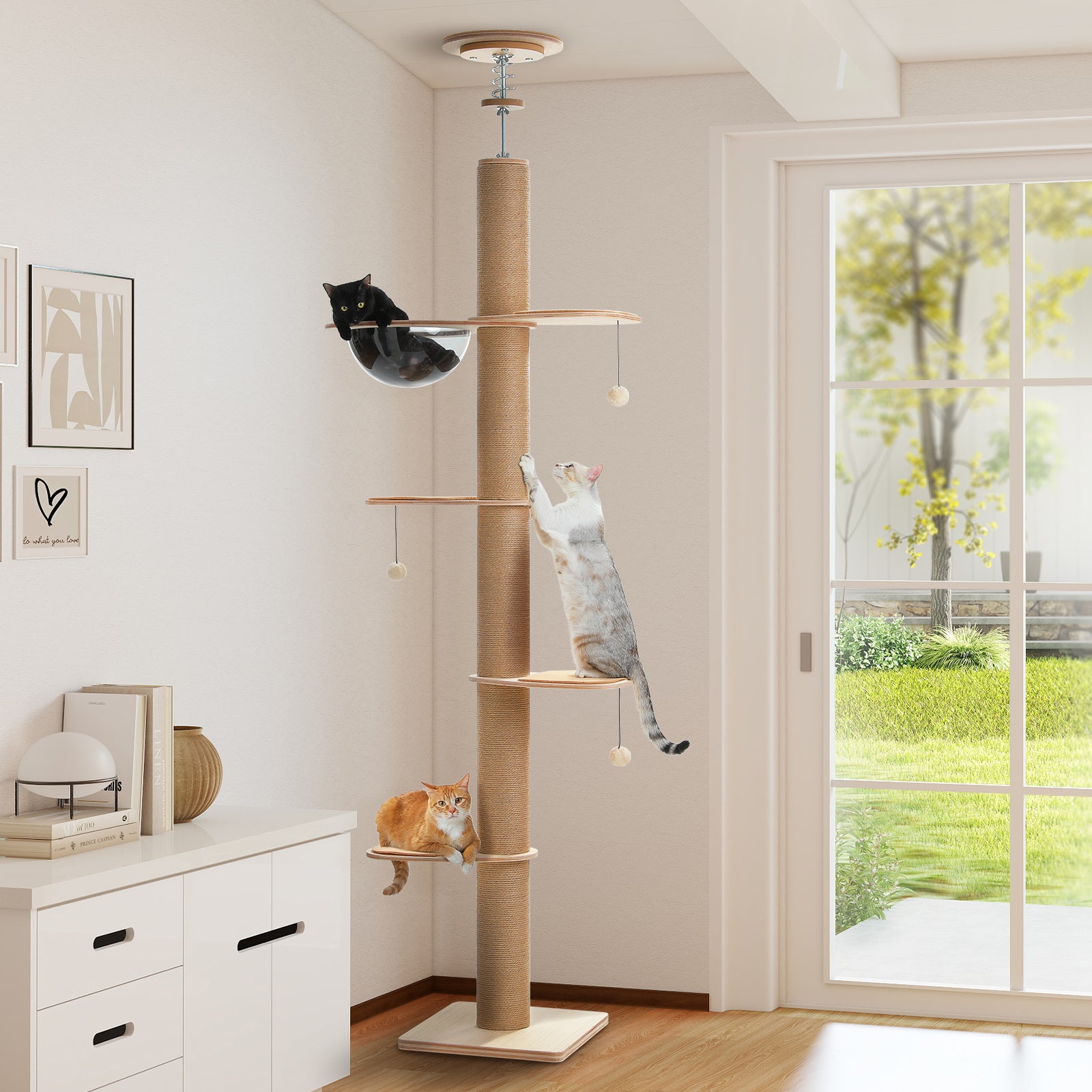 The Floor-to-Ceiling Architectural Cat Tower