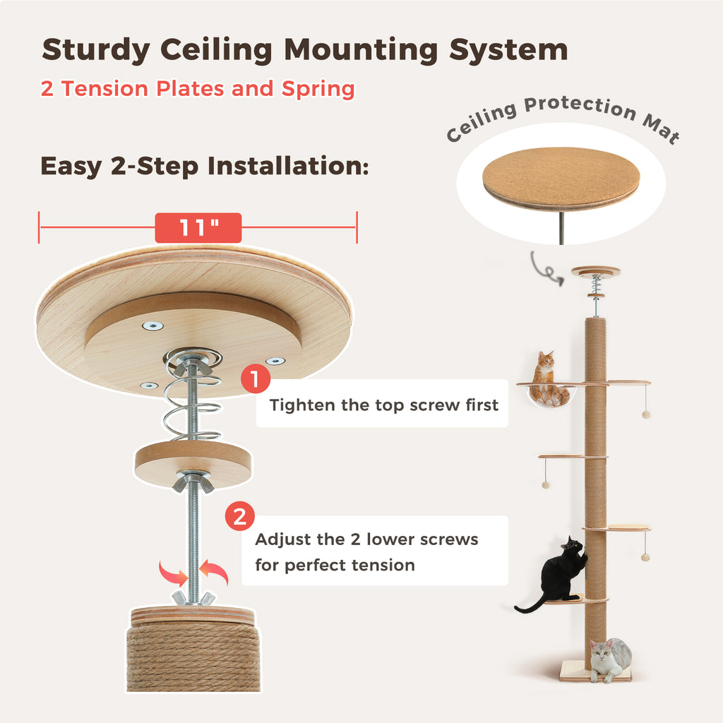 The Floor-to-Ceiling Architectural Cat Tower
