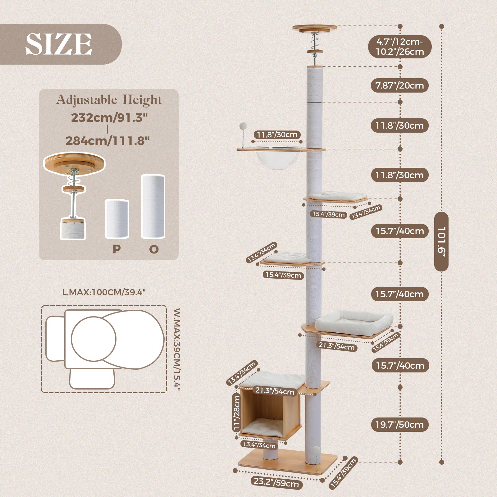 The Floor-to-Ceiling Architectural Cat Tower