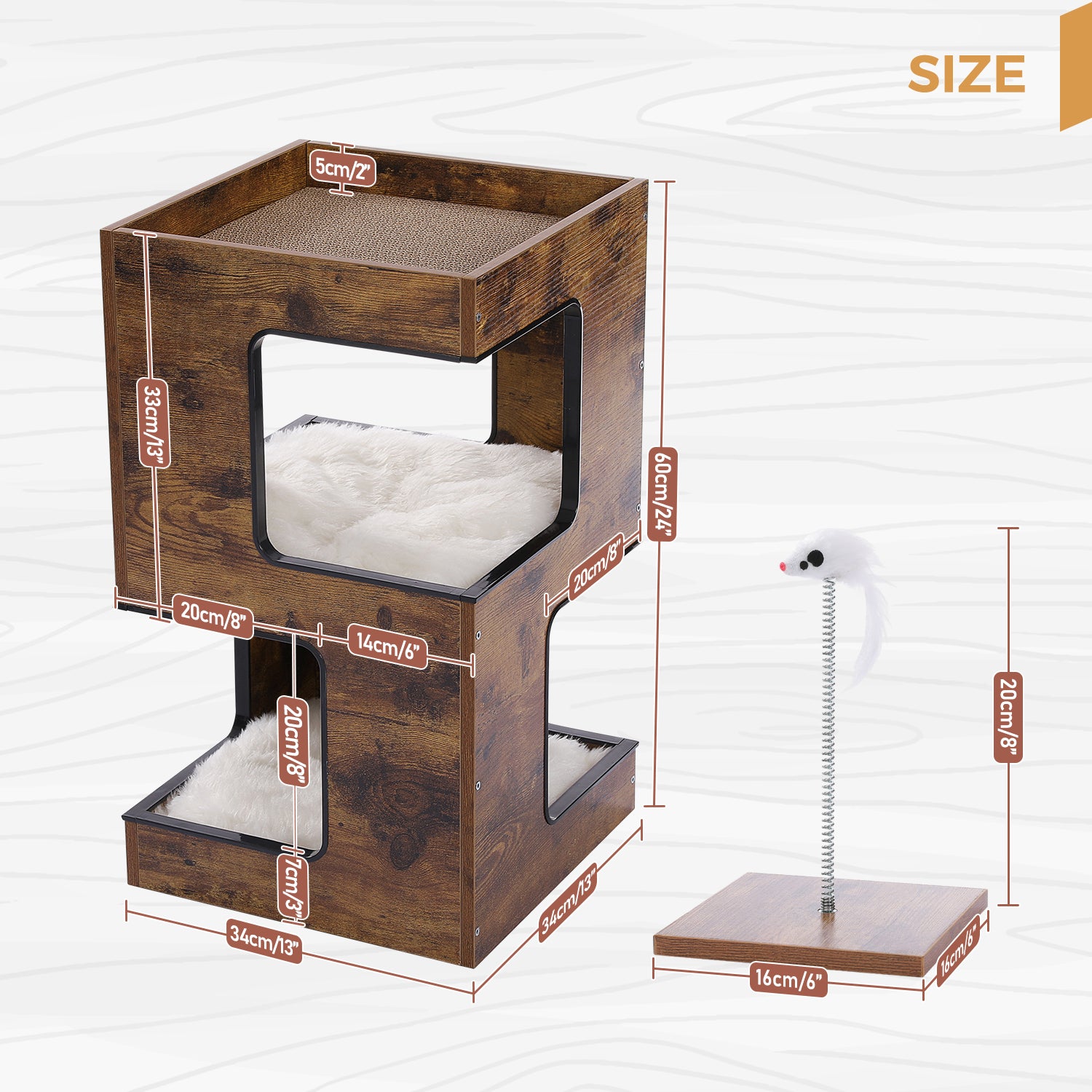 The Minimalist Timber Condo & Nightstand
