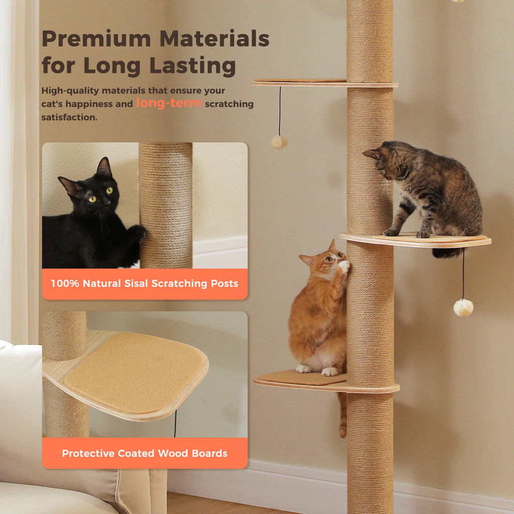 The Floor-to-Ceiling Architectural Cat Tower