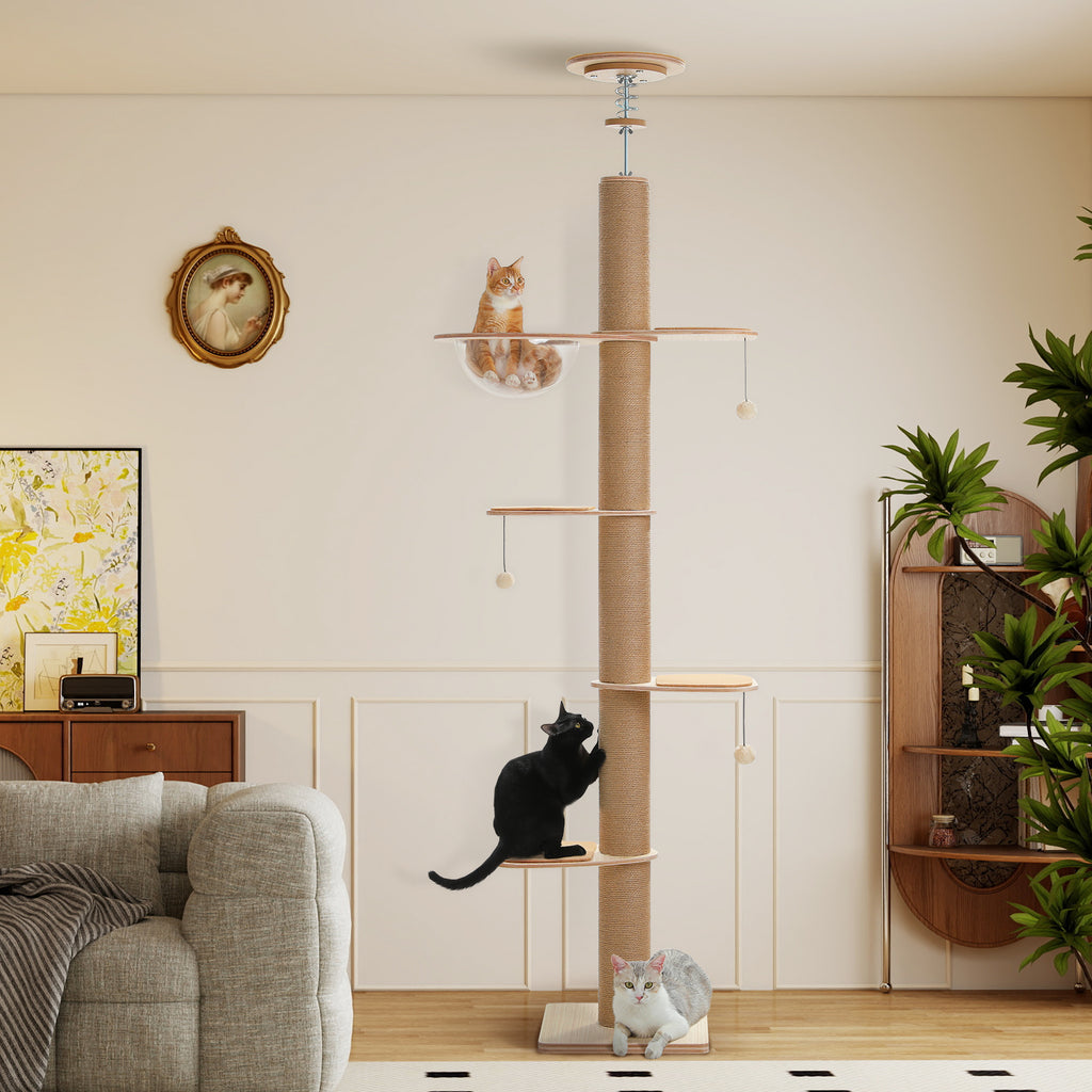 The Floor-to-Ceiling Architectural Cat Tower