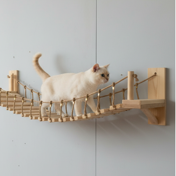 Wall Cat Furniture in Modern Minimalist Home